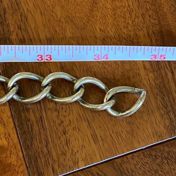 Vintage Layered Gold Tone Coin Chain Adjust Belt. Can wear as a necklace too - Picture 13 of 14